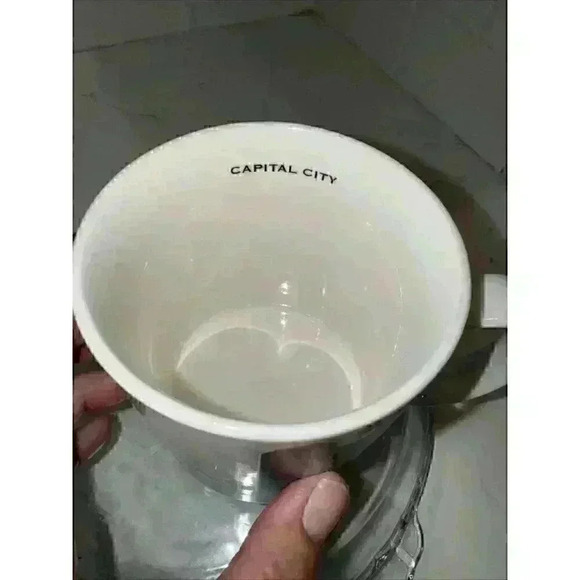 Starbucks Sacramento Capital City Skyline Coffee Mug 18oz 2002 Barista Series - Picture 8 of 9